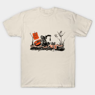 Vintage Storybook Frog Playing the Mandolin T-Shirt